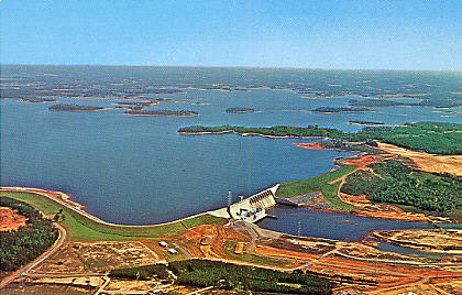 Cowans Ford Dam and Lake Norman - mid to late 60's
